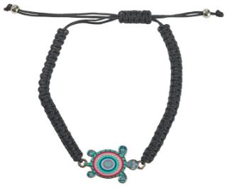 Obrázek z Náramek želva, černá šňůrka (36) 